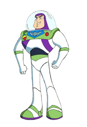 Buzz Lightyear Standing Pose PNG Image