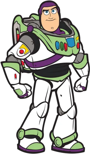 Buzz Lightyear Standing Pose PNG Image