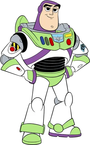 Buzz Lightyear Standing Vector PNG Image