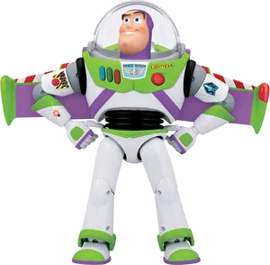 Buzz Lightyear Toy Pose PNG Image