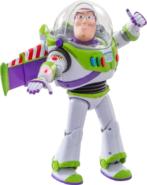 Buzz Lightyear Toy Pose PNG Image