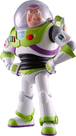 Buzz Lightyear Toy Pose PNG Image