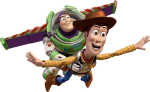 Buzzand Woody Toy Adventure PNG Image