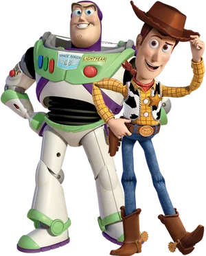 Buzzand Woody Toy Story Friends PNG Image