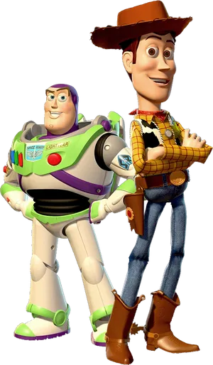 Buzzand Woody Toy Story Friends PNG Image