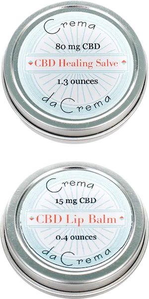 C B D Healing Salveand Lip Balm PNG Image