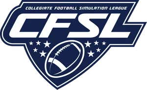 C F S L Collegiate Football Simulation League Logo PNG Image