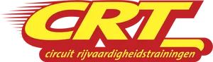 C R T Logo Red Yellow PNG Image