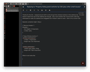 C S S Forum Discussion Screenshot PNG image with transparent background