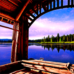 Cabin by the River PNG 05242024 PNG