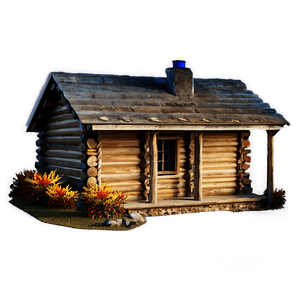 Cabin in Autumn Foliage PNG 7 PNG