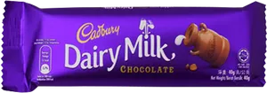 Cadbury Dairy Milk Chocolate Bar Packaging PNG Image