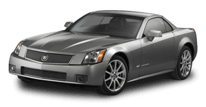 Cadillac X L R V Luxury Roadster PNG image with transparent background