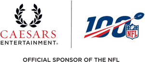 Cet Nfl100 Logo1 - Caesars Entertainment Corporation, HD Png Download PNG with transparent background