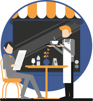 Clip Art Coffee Shop Clip Art - Mesa De Restaurante Gif, HD Png Download PNG image with transparent background