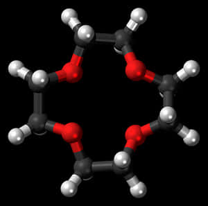 Caffeine Molecule Structure PNG with transparent background