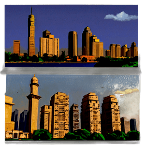 Cairo City Skyline PNG kdo PNG image with transparent background