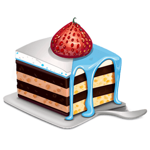 Cake Slice PNG acw PNG