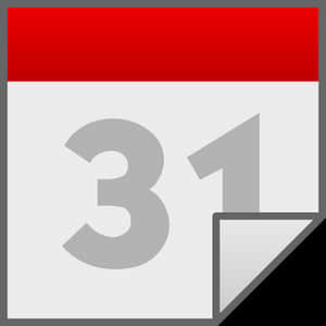 Calendar Icon Date31 PNG image with transparent background
