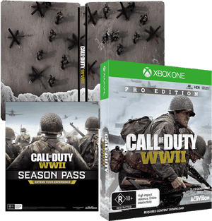 Call Of Duty Wwii Pro Edition - Call Of Duty Ww Ps4, HD Png Download PNG image with transparent background