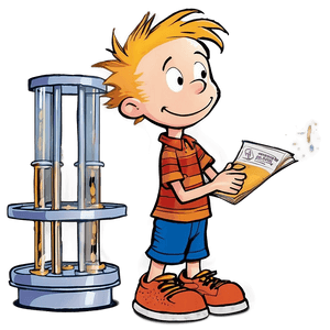 Calvin And Hobbes Science Fair PNG mvy13 PNG image with transparent background