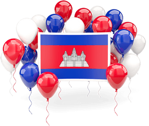Square Flag With Balloons - Qatar Balloons, HD Png Download PNG image with transparent background