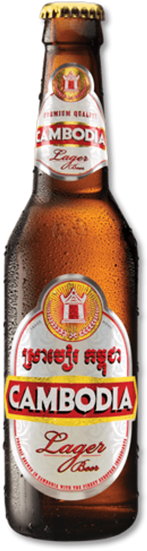 Cambodia Lager Beer Bottle PNG