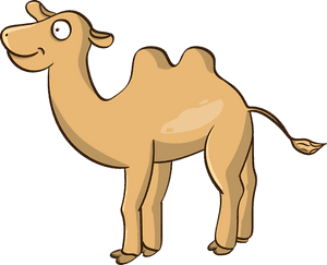 Camel, The Mehari, Nar, Dromedary, Cartoon, Steppe - Animasi Unta Vektor, HD Png Download PNG image with transparent background