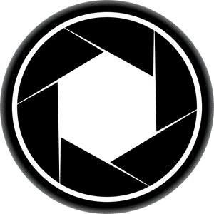 Camera Aperture Blades Illustration PNG with transparent background