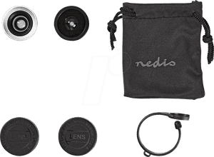 Camera Lens Accessories Set PNG image with transparent background
