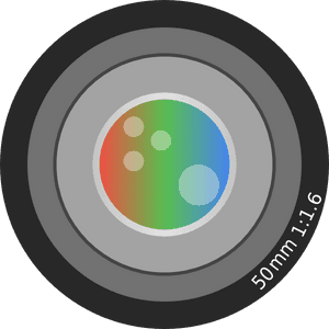 Camera Lens50mmf16 PNG with transparent background