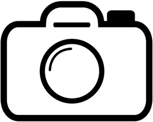 Camera Silhouette Outline PNG Image