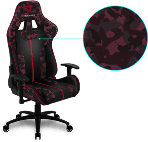 Thunderx3 Bc3 Gaming Chair Green Camo, HD Png Download PNG image with transparent background