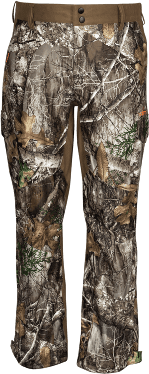 Camo Hunting Pants Front View PNG