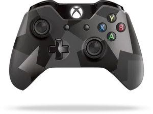 Camo Xbox One Controller PNG Image