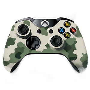 Camouflage Xbox Controller Design PNG 05252024 PNG image with transparent background