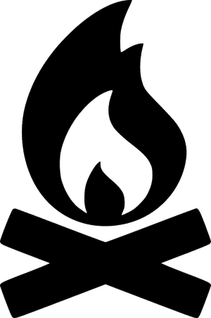 Campfire Fire Svg Png Icon Free Download - Camp Fire Icon Svg, Transparent Png PNG image with transparent background