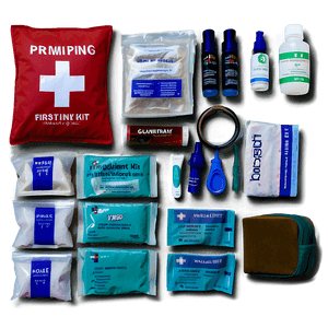 Camping First Aid Kit Essentials PNG kfa PNG image with transparent background