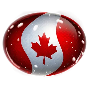 Canada Flag In Comic Bubble Png Fpa PNG Image