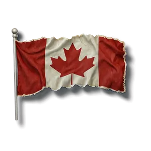 Canada Flag In Vintage Stamp Png Uwx PNG Image