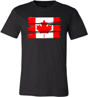 Flag Of Canada Maple Leaf Retro Canadian Tee Shirt - Asked God For Happiness He Sent Me My Husband, HD Png Download PNG image with transparent background