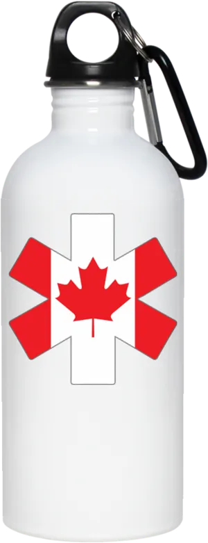 Canada Flag Water Bottle PNG Image