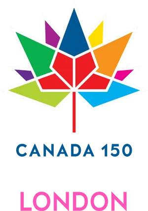 Canada150 London Celebration Logo PNG Image