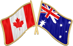 Australia And Canada Flags, HD Png Download PNG image with transparent background