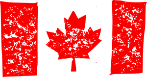 Grunge Flag Of Canada 1 - Canada Flag, HD Png Download PNG image with transparent background