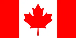 Canadian Flag Red Maple Leaf PNG Image