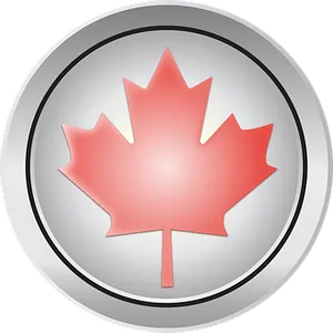 Canadian Maple Leaf Icon PNG Image