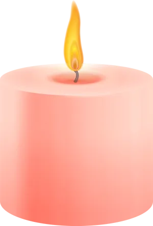 Candle Flame Illustration PNG Image