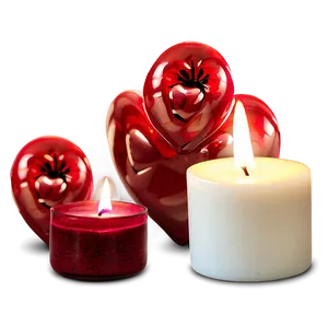 Candle Light Romantic Setup Png Dgn PNG Image