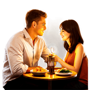 Candlelit Dinner Date PNG 06132024 PNG with transparent background